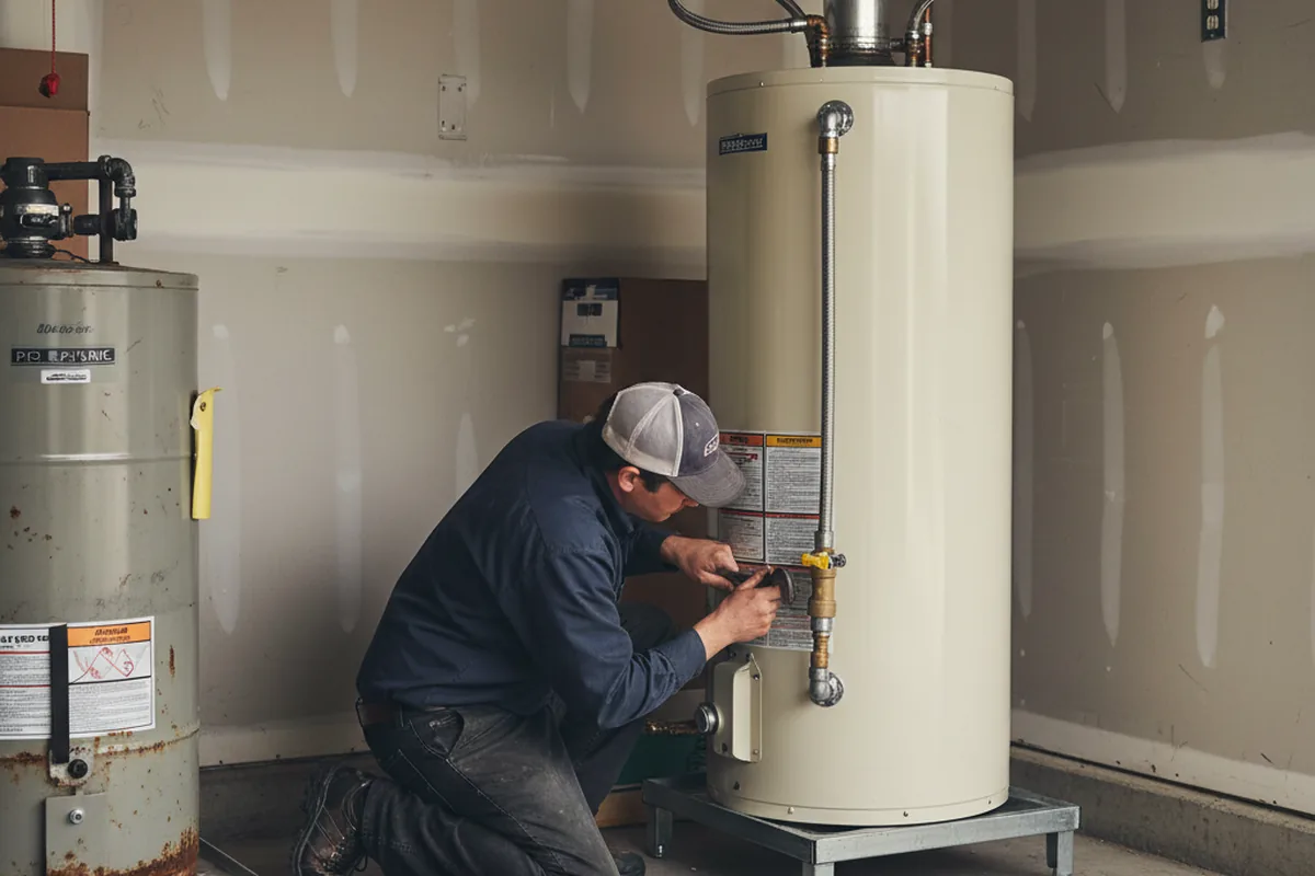 Water heater and shutoff valve replacement in Wyoming